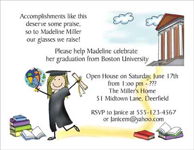 Examples Of College Graduation Party Invitations
